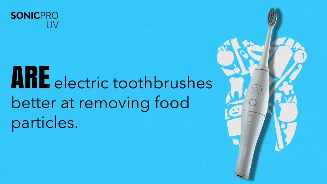 Are Electric Toothbrushes Better at Removing Food Particles?