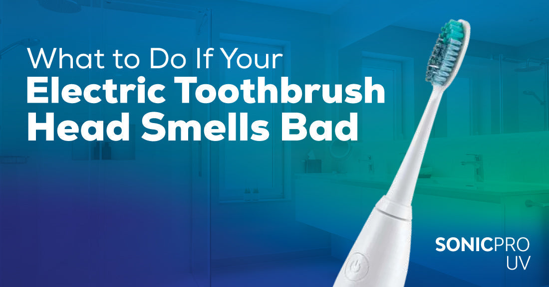 What to do if your electric toothbrush head smells bad.